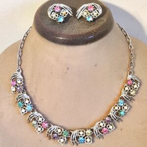 Vintage Coro Necklace and Earrings Set